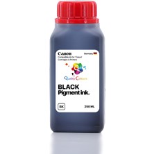 Qc Canon Imageprograf TX-4200 Uyumlu - 250ML Bk Black Siyah