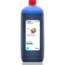 Qc Canon Pixma TS3750İ Uyumlu - 1000ML C Cyan Mavi
