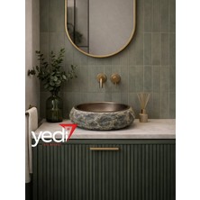 FUALORA Seramik Çanak Lavabo Batarya Deliksiz 50*40*15CM