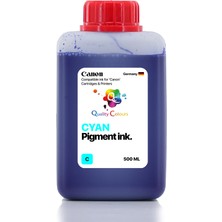 Qc Canon Maxify GX6140 Uyumlu - 500ML C Cyan Mavi