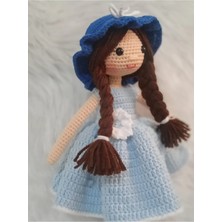 Mavi Dudu Bebek Amigurumi Örgü Oyuncak