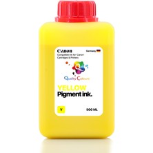 Qc Canon Imageprograf Tc-20 / Tc-21 / TC-21M Uyumlu - 500ML Y Yellow Sarı