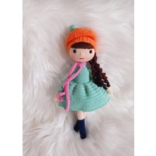 Mint Narin Bebek Organik Örgü Oyuncak