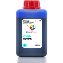 Qc Canon Pixma G4470 Uyumlu - 500ML C Cyan Mavi