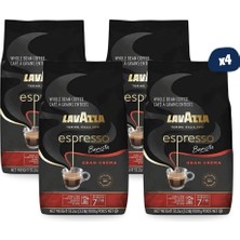 Lavazza Espresso Barista Gran Crema Çekirdek Kahve 1 kg | 4'lü Paket