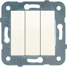 Esranın Dünyası Üçlü Anahtar Mekanizması - Krem Renk