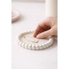 Dekoratif Inci Bubble Takı - Aksesuar Tabağı + Sunum Tepsisi + Anahtar Organizer + Mumluk