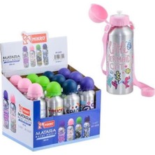 Mikro mt 2505-12 Çelik Matara Seti - 750ML Sızdırmaz Matara 4 Farklı Renk Okul & Spor Kullanımına Özel 12 Adet