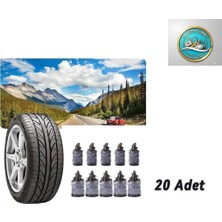 E-Deniz Ticaret Lastik Tamir Kiti Kauçuk Vida Seti 2'li Paket(20 Adet)