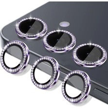Voyo Samsung Galaxy S26 Plus Kamera Lens Koruyucu Taşlı Simli Süslü Kaliteli Görüntü