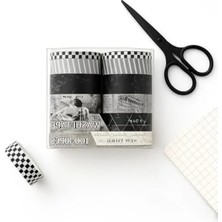 Esranın Dünyası Dekoratif 10’lu Washi Bant Seti, Renkli ve Desenli