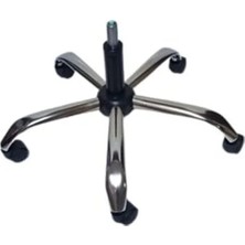 Esranın Dünyası Metal Ofis Koltuğu Ayağı ve 5 Adet Tekerlek Seti