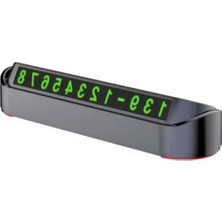 Esranın Dünyası Fosforlu Araç Içi Telefon Numarası Gösterici, Gizlenebilir Tasarım