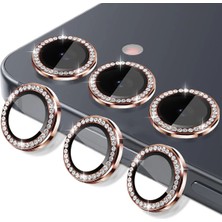 Voyo Samsung Galaxy S26 Plus Kamera Lens Koruyucu Taşlı Simli Süslü Kaliteli Görüntü