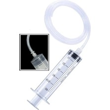 Esranın Dünyası 60 ml Büyük Hortumlu Plastik Şırınga, 2 Paket