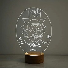 Esranın Dünyası Profesör Rick Masa Lambası Ahşap Taban