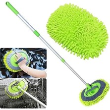 Esranın Dünyası Mikrofiber Araba Yıkama Fırçası - Teleskopik Uzun Saplı