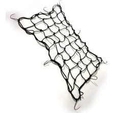 Esranın Dünyası Siyah Araç Bagaj Elastik Filesi, 40X40 cm Kask ve Eşya Düzenleyici