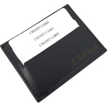 SürLaz Kartlık Isme Özel Kartlık Unisex Süper Slim Deri Ince Model Kredi Kartı & Kartvizitlik