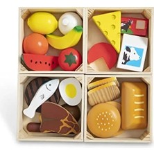 Esranın Dünyası Eğitici Ahşap Gıda Seti - 21 Parça
