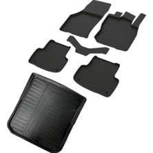 Esranın Dünyası 4d Kauçuk Paspas ve 3D Bagaj Havuzu - Skoda Octavia Uyumlu