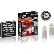 Esranın Dünyası LED T10 W5W Plaka Park Iç Mekan Ampulü - 6000K Beyaz Işık