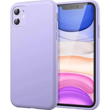 Sibelora Home Newface Apple iPhone 11 Kılıf First Silikon - Lila