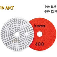 Sgs Elmas Polisaj Pedi Mermer-Granit-Fayans - Islak - 400 Kum - 10 Adet