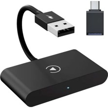 Esranın Dünyası Kablosuz Carplay Adaptörü, Aracınızda Kablolu Bağlantıyı Kaldırın