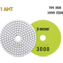 Sgs Elmas Polisaj Pedi Mermer-Granit-Fayans - Islak - 3000 Kum - 1 Adet