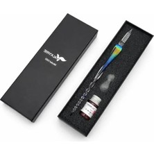 Esranın Dünyası Model Renk Geçişli Cam Dip Kalem Seti – El Yapımı - Hediye Kutulu