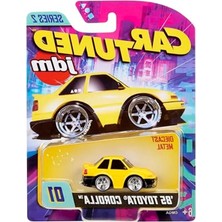 Esranın Dünyası Diecast Metal Oyuncak Araba - 1985 Toyota Corolla AE86, Sarı Coupe