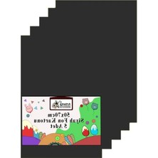 Esranın Dünyası 50X70 cm Renkli Fon Kartonu, 120 Gr, 5 Adet Set