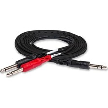 Esranın Dünyası 1/4 Inç Trs - Dual 1/4 Inç Ts Kablo, 1 Metre Uzunluk