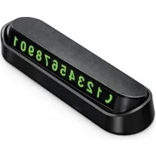 Esranın Dünyası Araç Içi Geçici Park Telefon Numarası Göstergesi, LED Görünümlü