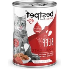 Esranın Dünyası 400 gr x 12 Adet Taze Sığır Parça Etli Yaş Mama