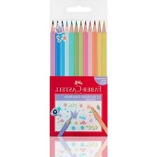 Esranın Dünyası 12'li Pastel Renk Üçgen Boya Kalemi Seti