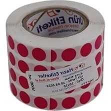 Esranın Dünyası 5000 Adet 10MM Çapında Renkli Kuşe Rulo Baskılı Poşet