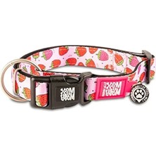 Esranın Dünyası Akıllı Künyeli Köpek Boyun Tasması, Çilek Renkli Xs Boy