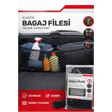 Meyzone Oto Araç Bagaj Düzenleyici File 47X25CM Cırtlı Bagaj Organizer Filesi