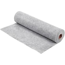 Esranın Dünyası Gri Renkli Ince Keçe Kumaş, 1 mm Kalınlık, 100X100 cm