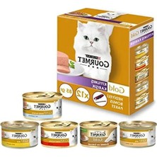 Esranın Dünyası Kedi Yaş Maması Kıyılmış Karışık Ezme 12 Adet 85 gr Paket