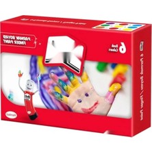 Esranın Dünyası Su Bazlı Kolay Silinebilir Parmak Boyası Seti, 6 Renk (6 x 30ML)
