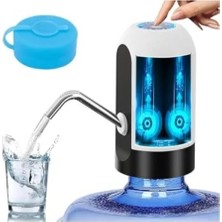 Esranın Dünyası USB Şarjlı Taşınabilir Su Pompası, 304 Paslanmaz Çelik Musluk