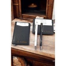 SürLaz Öğretmenler Günü Hediyesi Hediyelik Cüzdan Kartlık Seti Isme Özel Set Kalem Cüzdan Kartlık