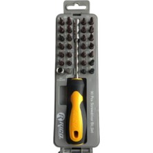 PremiumPort 30 Parça Şeffaf Tornavida Uç Seti, Çok Amaçlı ve Dayanıklı