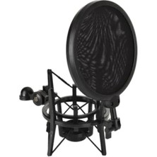 Esranın Dünyası Pop Filter'lı Shock Mount - Işık ve Isı Geçirmeyen