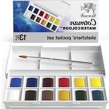 Esranın Dünyası Sulu Boya Seti - 12 Renkli Tablet - Taşınabilir