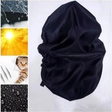 Esranın Dünyası Siyah Deri Su Geçirmez Sele Kılıfı - Scooter Uyumlu