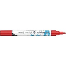 Esranın Dünyası Kırmızı Renkli 2mm Kalın Akrilik Marker Kalem